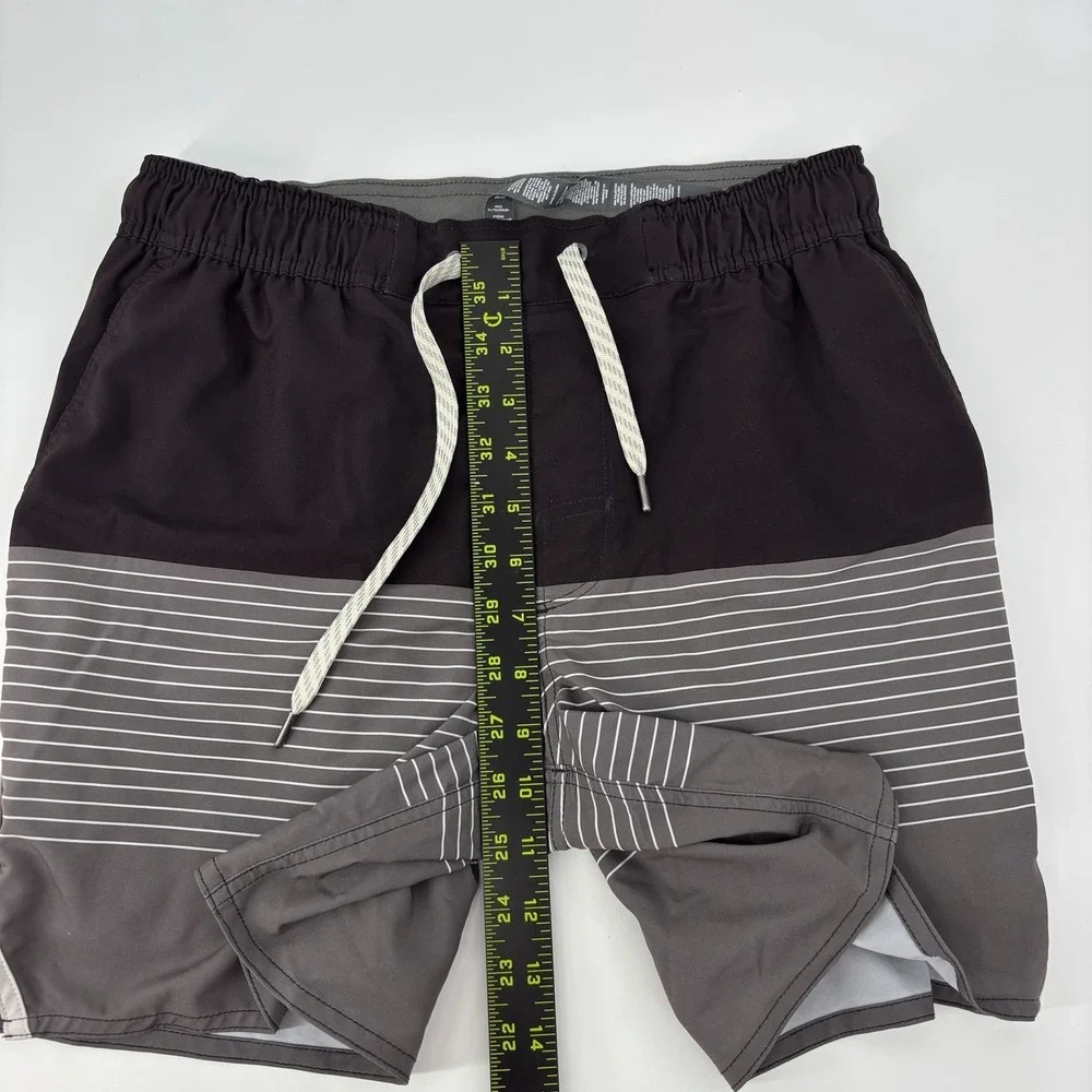 Vuori Trail Shorts 2.0 Mens‎ Small Brown Gray Striped V341 Performance 6